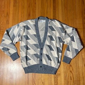 Vintage London Fog Sweater Cardigan Size Large
